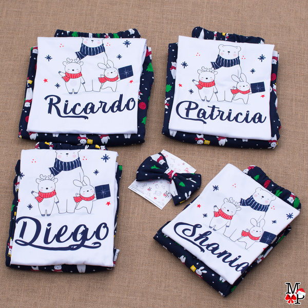 Set de Pijama Navideñas para adultos, Christmas Bear, DESDE TALLA XS hasta XXL