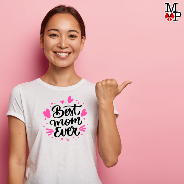 Camiseta personalizada Combinadas con mama, Best Mom Ever